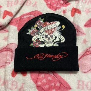 ed hardy y2k beanie